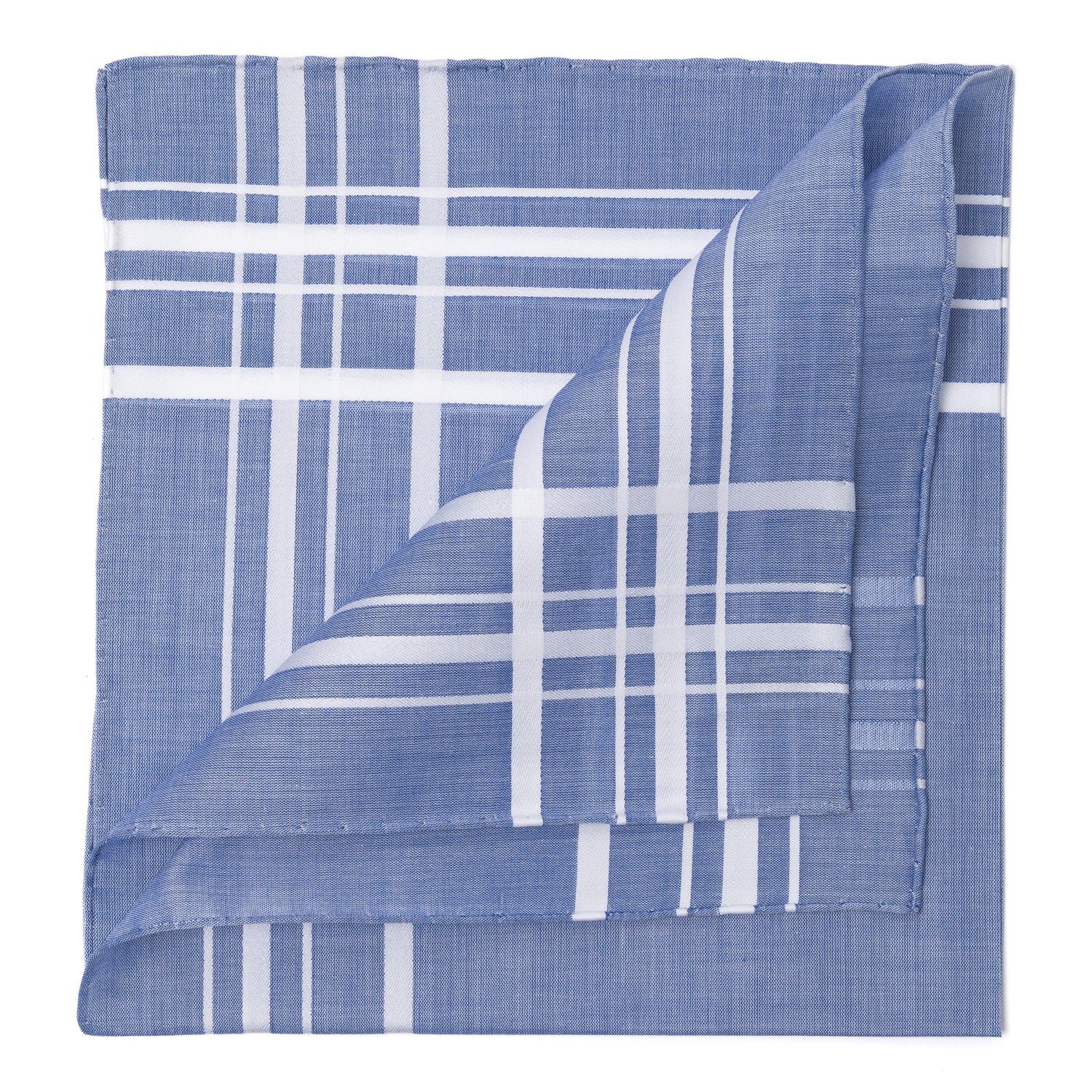 Taschentuch "Sonate" aus feiner Baumwolle - Handrolliert